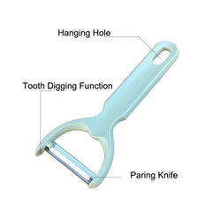 Dobeli Stainless Steel + PP Household Peeler