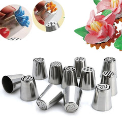 15Pcs/Set Russian Tulip Flower Icing Piping Nozzles